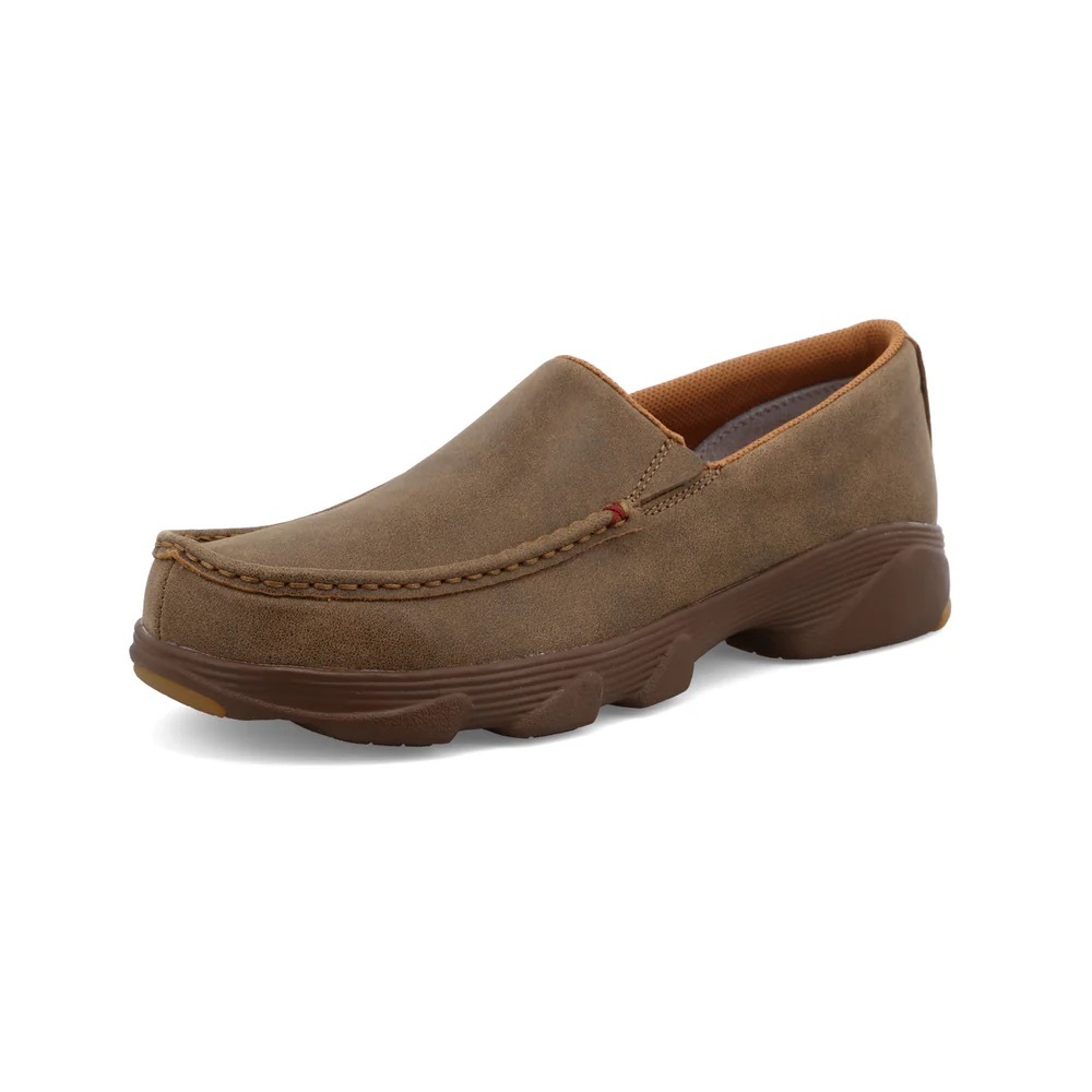 Twisted X Men's Leather Slip on Bomber Loafer  size 11